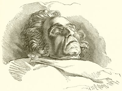 Beethoven na smrtelné posteli od English School