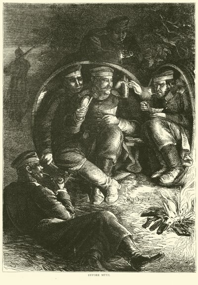 Před Metz, říjen 1870 od English School