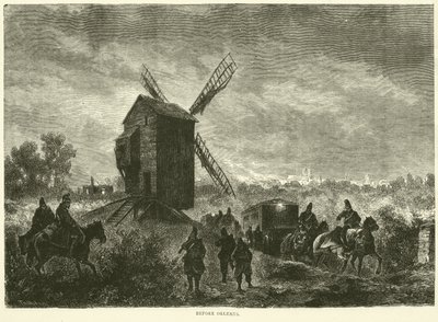 Před Orleans, listopad 1870 od English School
