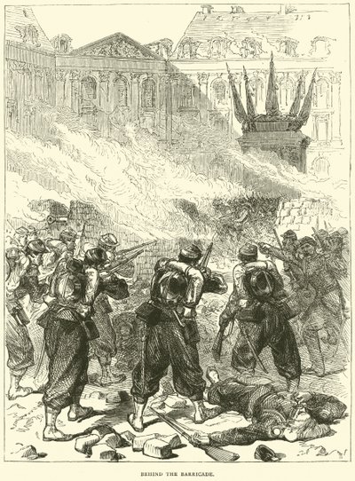 Za barikádou, duben 1871 od English School
