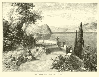 Bellaggio, při pohledu z Villa Giulia od English School