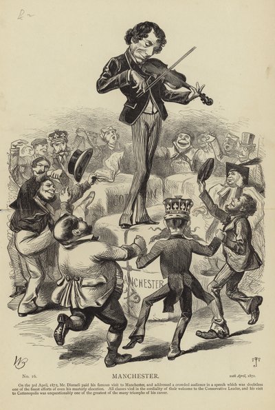 Benjamin Disraeli v Manchesteru od English School