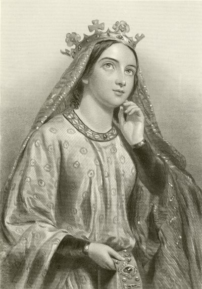 Berengaria, choť krále Richarda I od English School
