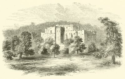 Berkeley Castle (rytina) od English School