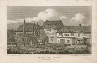 Bermondsey Priory, jak to dříve stálo od English School
