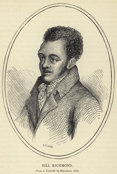 Bill Richmond, Z portrétu od Hillmana, 1812 od English School