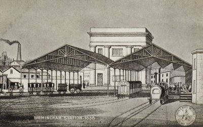 Birminghamské nádraží, 1838 od English School