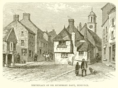 Místo narození sira Humphrey Davy, Penzance od English School