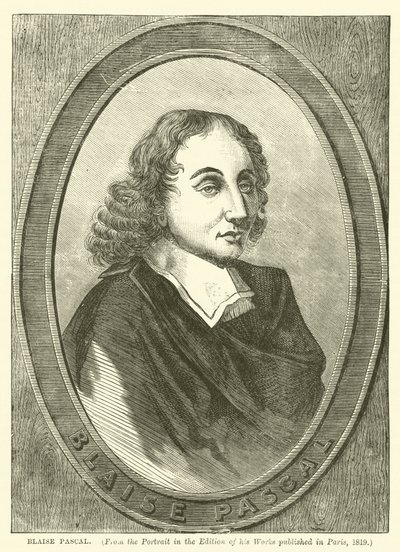 Blaise Pascal (rytina) od English School