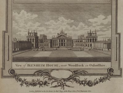 Blenheim Palace, Woodstock, Oxfordshire od English School