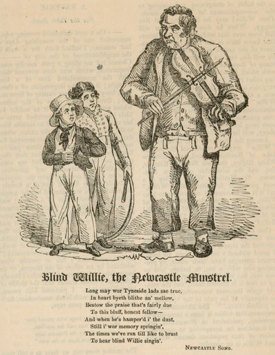 Slepý Willie, Newcastle Minstrel od English School