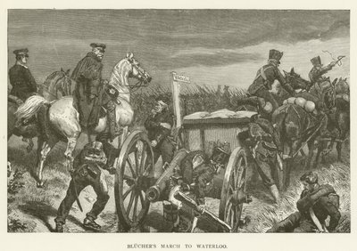 Bluchers pochod do Waterloo od English School