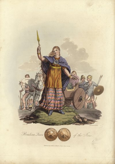 Boadicea, královna Iceni od English School