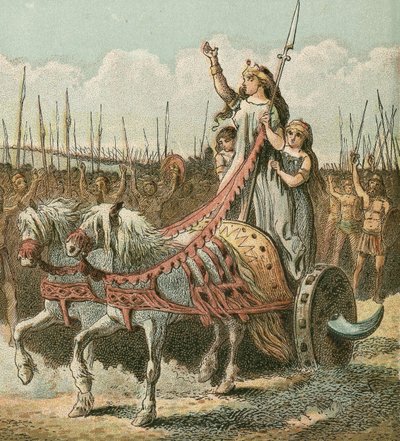 Boadicea a její armáda od English School