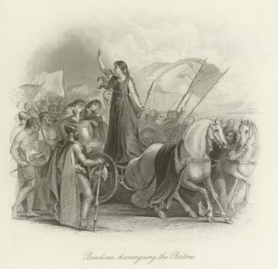 Boadicea naléhá na Brity od English School