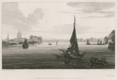 Lodě na řece Temži v Battersea od English School