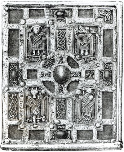 Book-Shrine nebo Cumdach of Molaise, c.1001-1025 od English School
