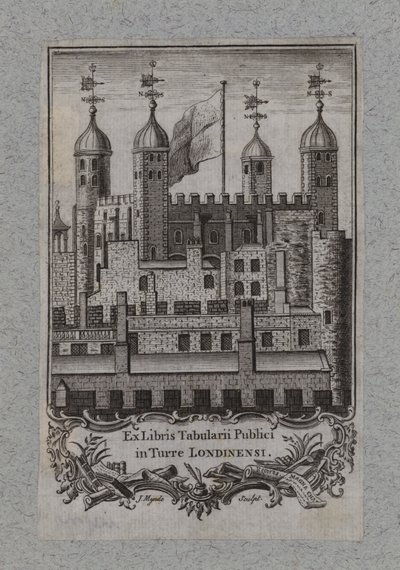 Book Plate, Tower of London od English School