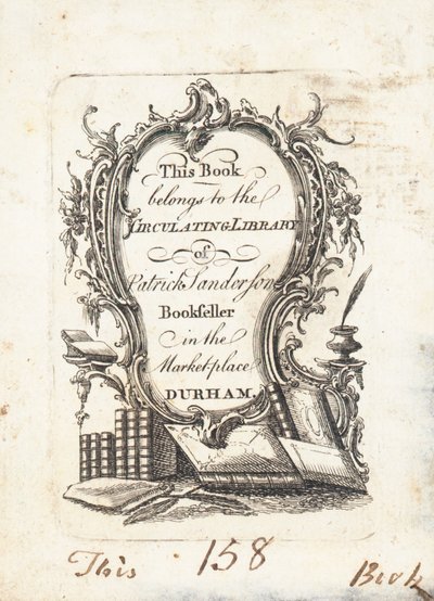 Knižní deska, Patrick Sanderson od English School