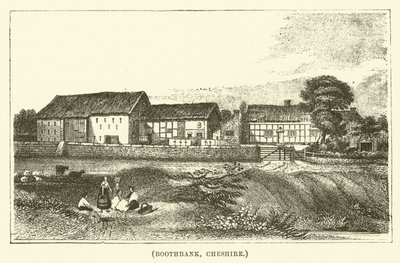 Boothbank, Cheshire (rytina) od English School