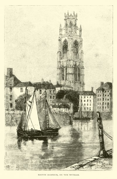 Boston Harbour, na Wytham od English School