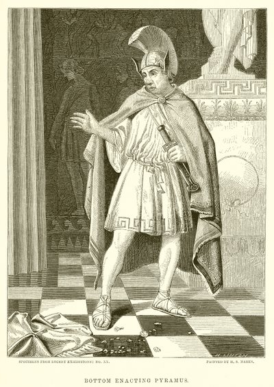 Spodní působivý Pyramus od English School