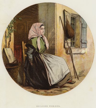 Boulogne Fish-Girl (chromolit) od English School