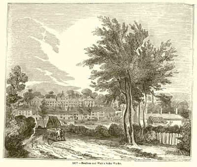 Boulton a Watts Soho Works od English School