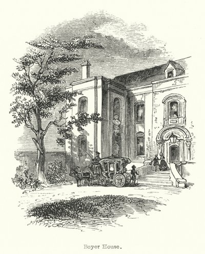 Boyer House (rytina) od English School