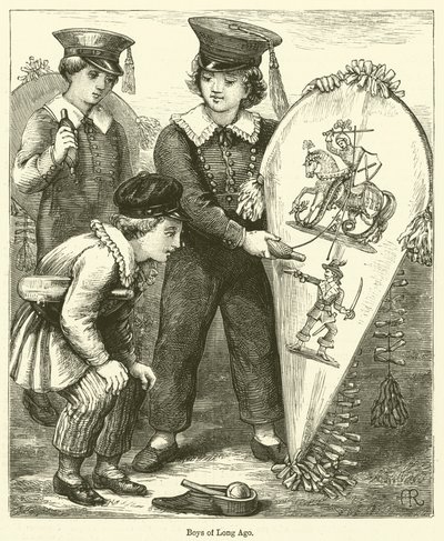Boys of Long Ago (rytina) od English School