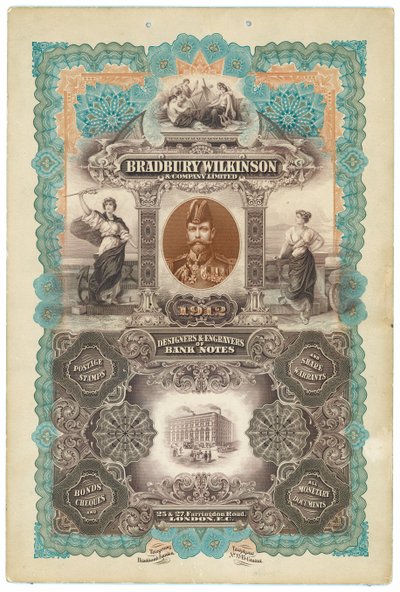 Bradbury Wilkinson & Co, návrháři a rytci bankovek od English School