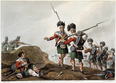 Statečnost v „“Historických, vojenských a námořních anekdotách a incidentech, které dorazily do náruče Velké Británie a jejich spojenců a skončily ve Waterloo““ od Edwarda Ormeho. Ill. od Fry, Sutherland, Clark, Dubourg, W.Heart, JA, Atkinson... Ed. 1819,  od English School