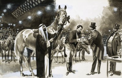 Brian Hughes úspěšně podvrhl New York Horse Show v roce 1907 od English School