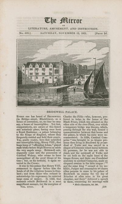 Palác Bridewell od English School