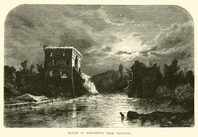 Most Borghetto, poblíž Valeggio od English School
