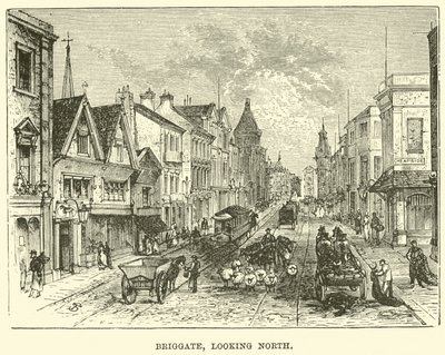 Briggate, dívá se na sever od English School