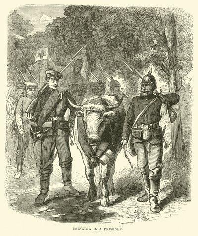 Přivedení vězně, září 1870 od English School