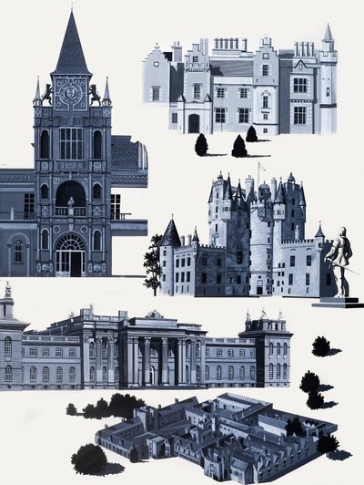Britské majestátní domy od English School