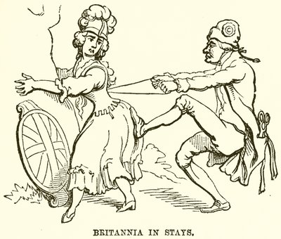 Britannia in Stays od English School