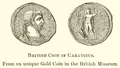 Britská mince Carausius od English School