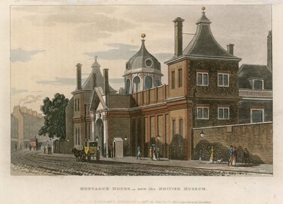 Britské muzeum v Montague House od English School