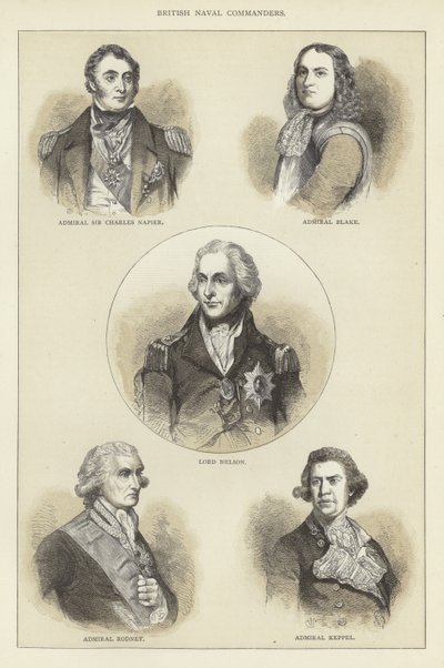 Britští námořní velitelé od English School