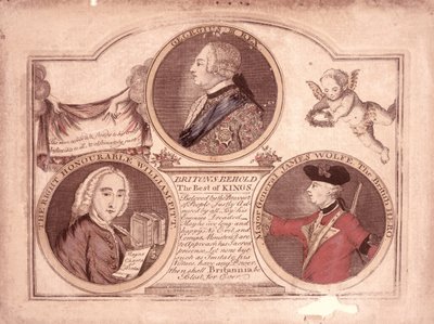 Britové vidí nejlepší z králů..., 1762 od English School