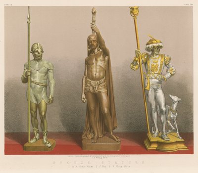 Bronzové sochy (chromolit) od English School