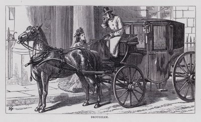 Brougham (rytina) od English School
