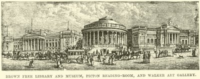 Brown Free Library and Museum, Picton Reading-room a Walker Art Gallery od English School