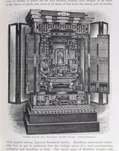Buddhistický domácí oltář, z 