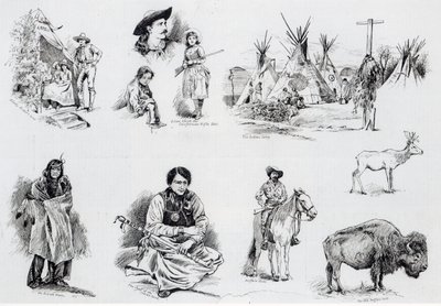 Buffalo Bills Wild West Show, 1887 od English School