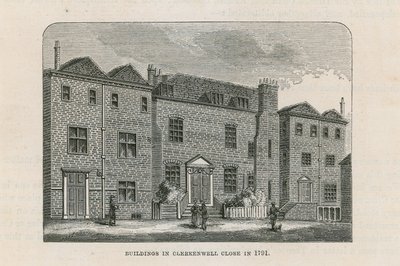 Budovy v Clerkenwell se zavírají v roce 1791 od English School
