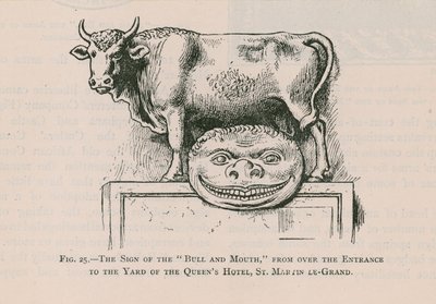 Bull and Mouth, Queens Hotel, St Martin Le Grand od English School